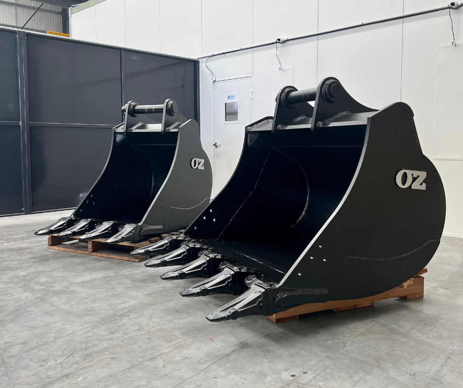 OZ Excavator Buckets GP Buckets in Warehouse